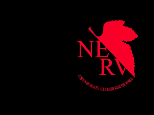 Mjv Art Org 1024 768 Neon Genesis Evangelion Black Logo Nerv The Electronic Mercenary